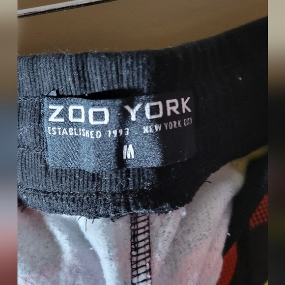 Zoo York medium colourful camouflage soft Plush sweatpants - Picture 6 of 7